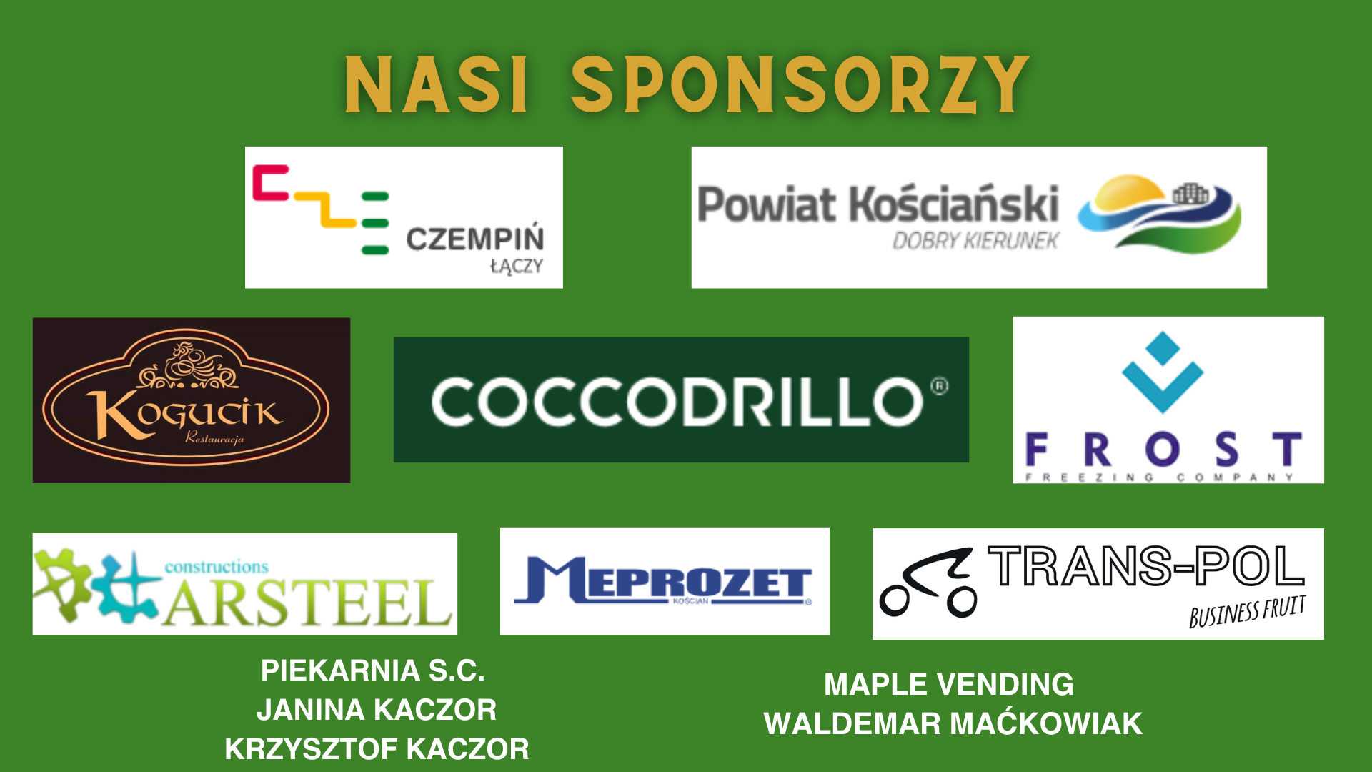 nasi sponsorzy